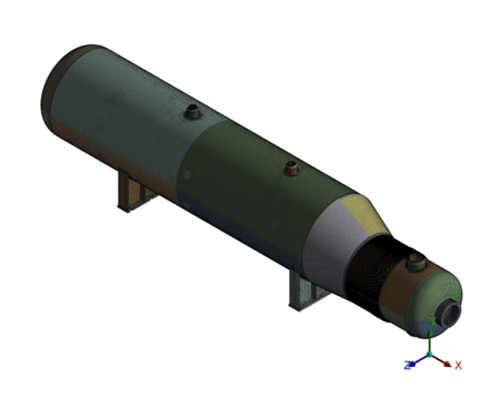 1.08 million elements, SOLID90/87 thermal elements