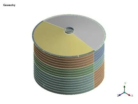 Figure 1: 3D model with ovalities