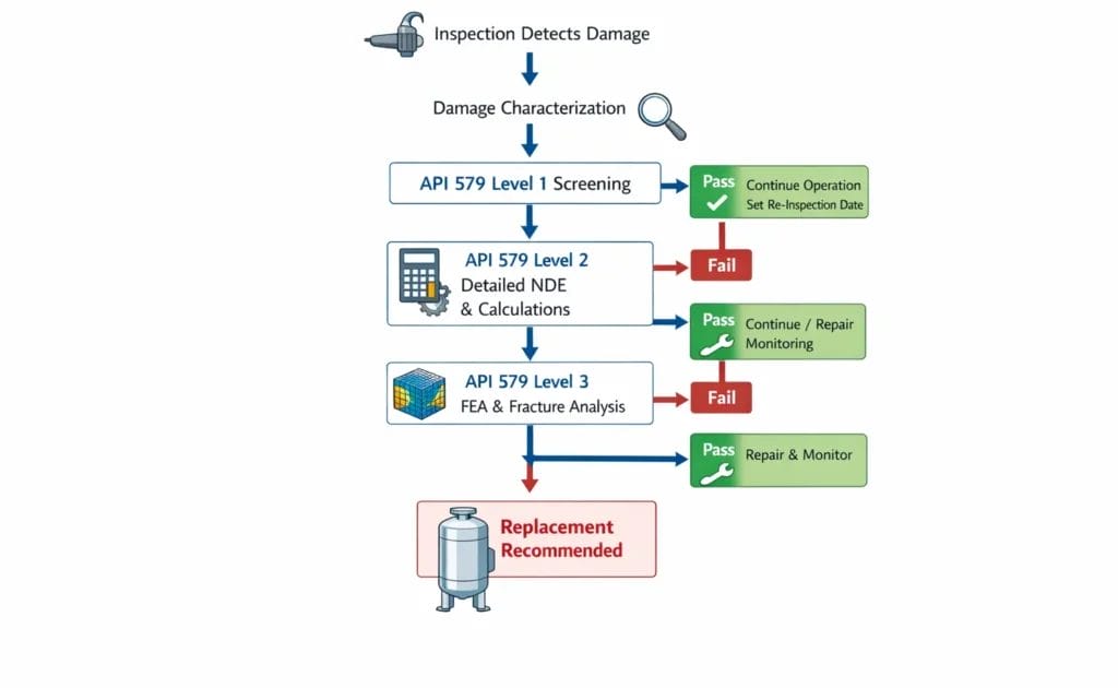 run repair replace decision workflow api 579 ffs